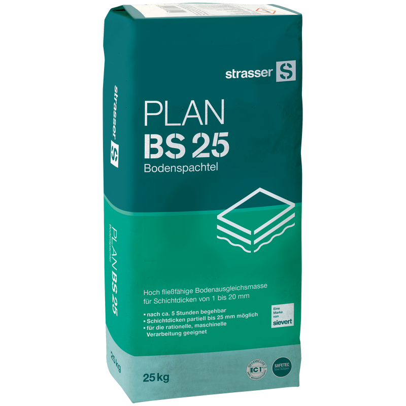 Strasser PLAN BS 25 Bodenspachtel - 25 kg Sack